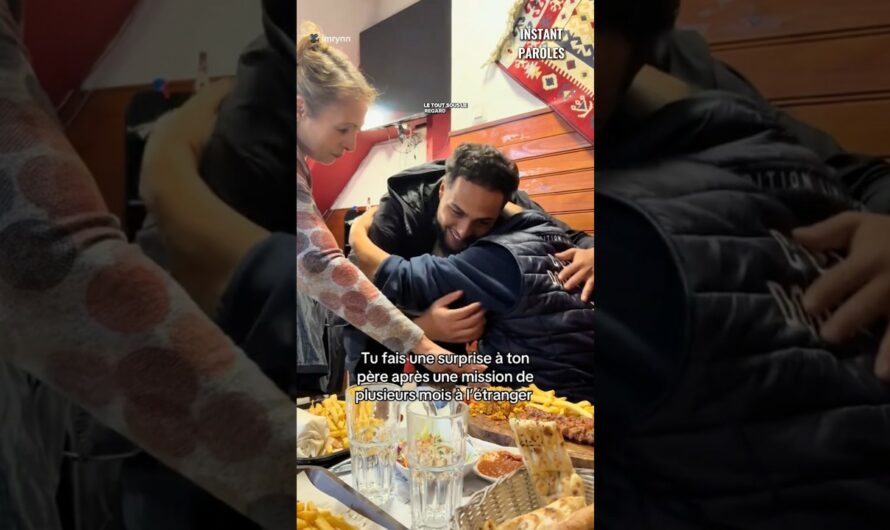 [Vidéo] Les retrouvailles entre ce père et son fils après plusieurs mois #shorts