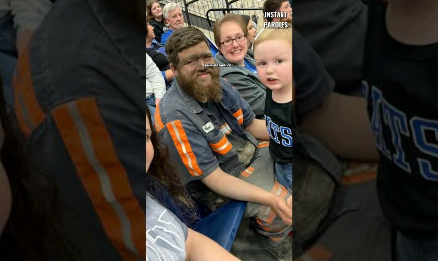 [Vidéo] Ce père se rend à un match de basket-ball couvert de charbon pour une raison spéciale