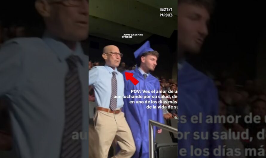 [Vidéo] Ce père réalise un geste précieux pour son fils le jour de sa remise de diplôme
