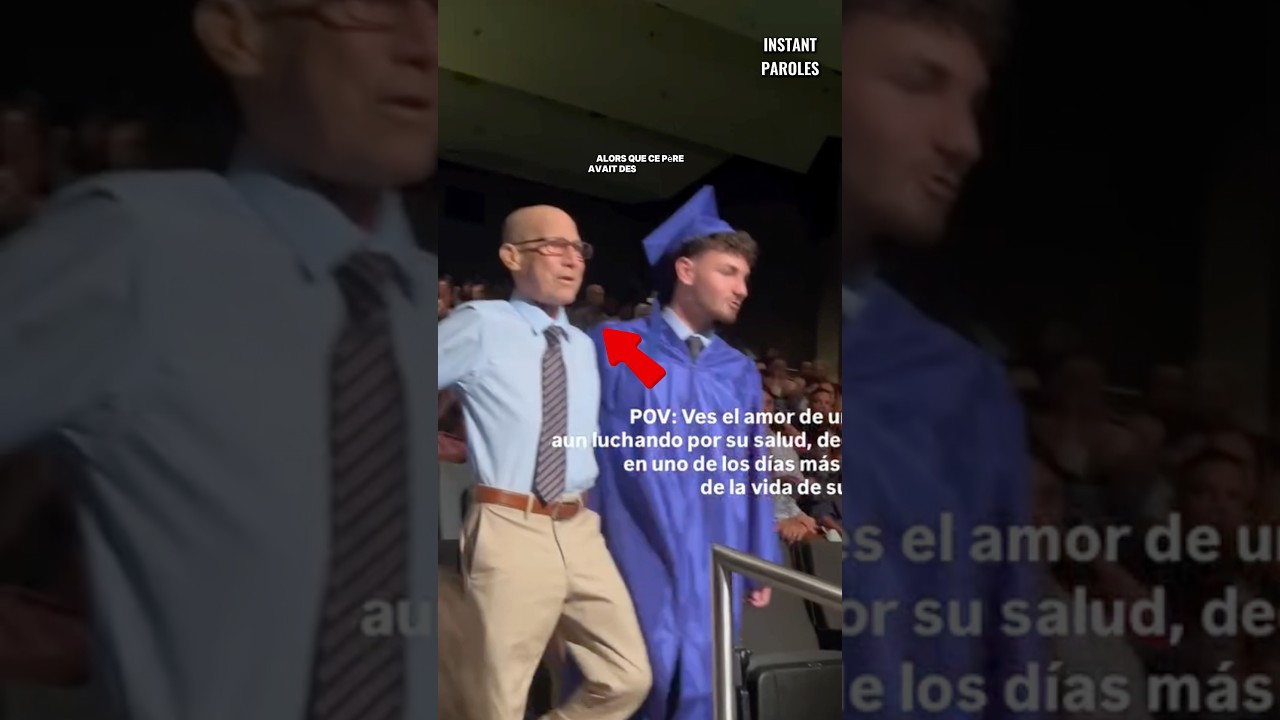 Ce père réalise un geste précieux pour son fils le jour de sa remise de diplôme